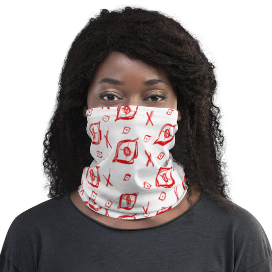 "Witness" neck gaiter in Sun