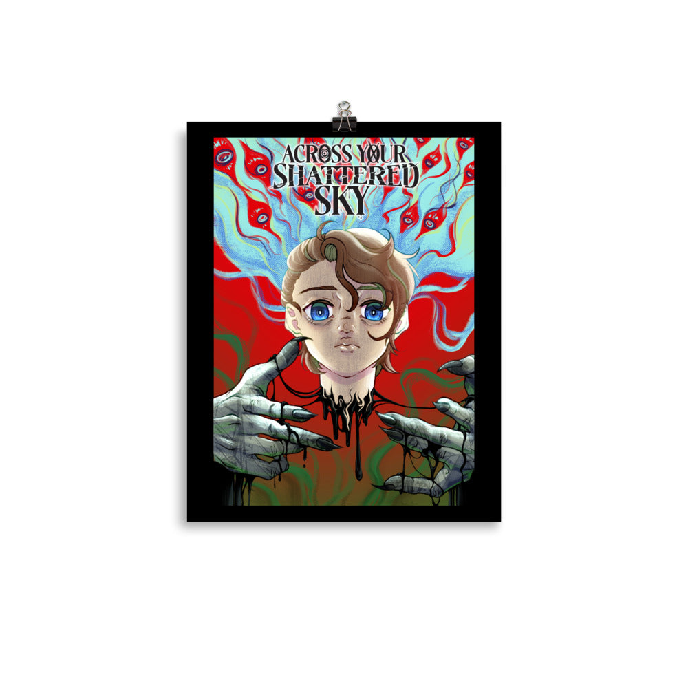 "Across Your Shattered Sky" Cover Art poster