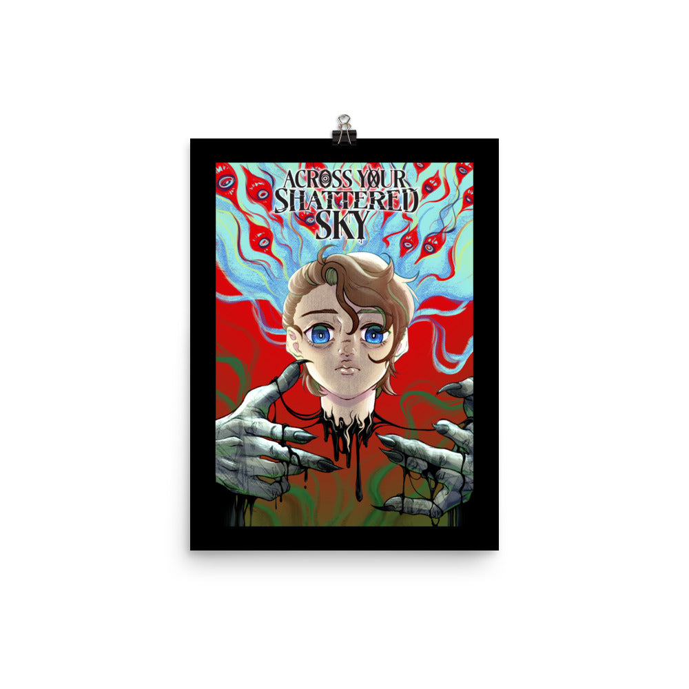 "Across Your Shattered Sky" Cover Art poster