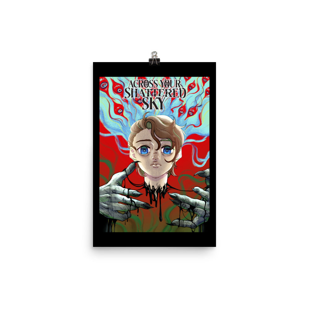 "Across Your Shattered Sky" Cover Art poster
