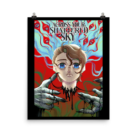 "Across Your Shattered Sky" Cover Art poster