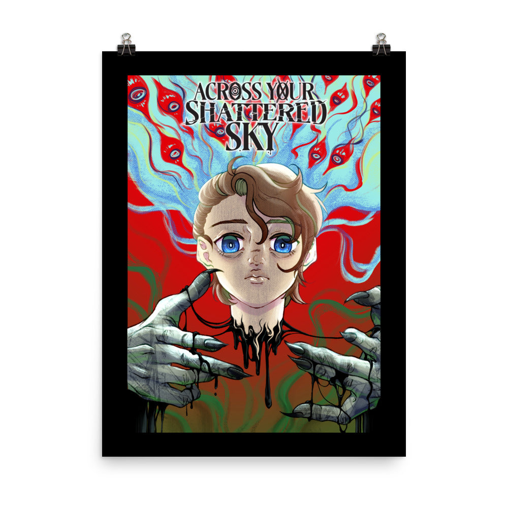 "Across Your Shattered Sky" Cover Art poster
