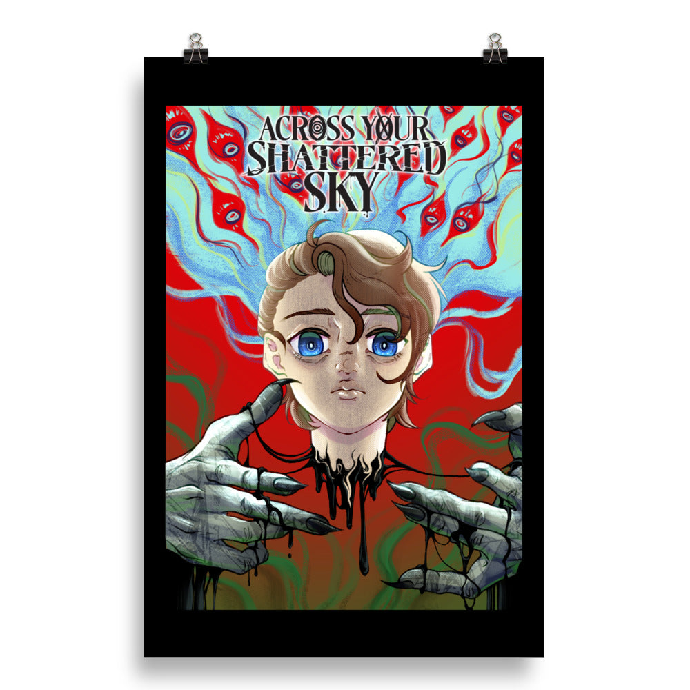 "Across Your Shattered Sky" Cover Art poster