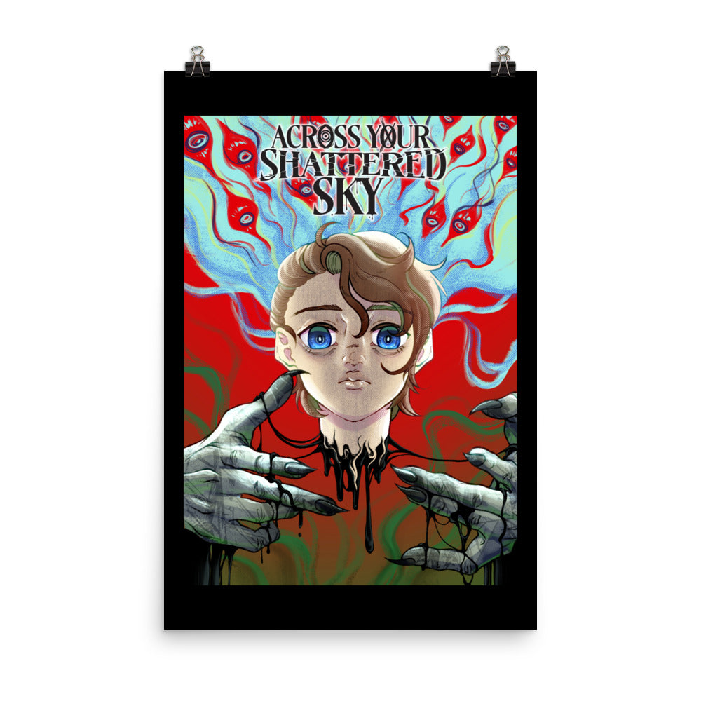 "Across Your Shattered Sky" Cover Art poster