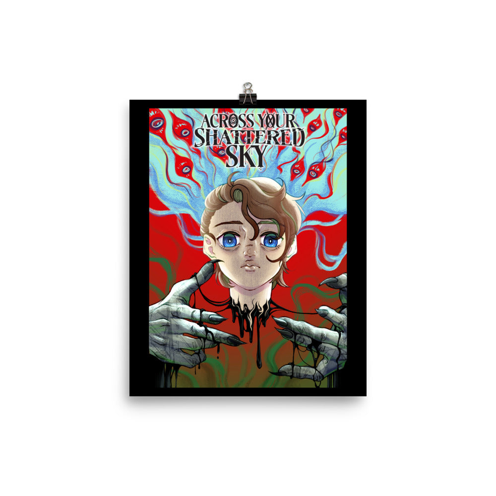 "Across Your Shattered Sky" Cover Art poster